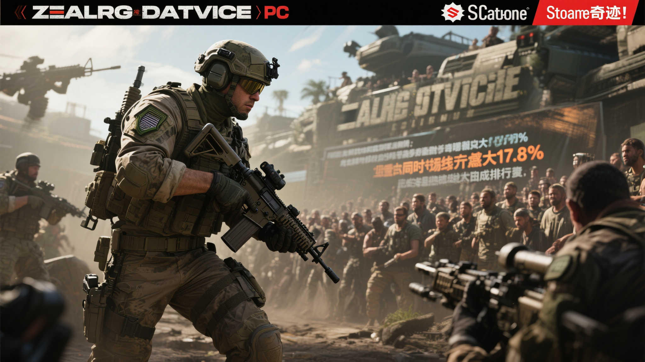 主机玩家迎来狂欢!〈三角洲行动〉Steam同时在线人数突破17.8万 主机玩家迎来狂欢!〈三角洲行动〉Steam同时在线人数突破17.8万